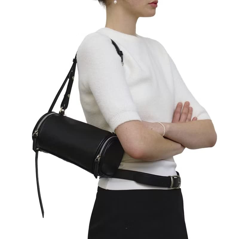 韓國製 MUR Rollpocket 手袋/單肩包/手提袋 (Black)