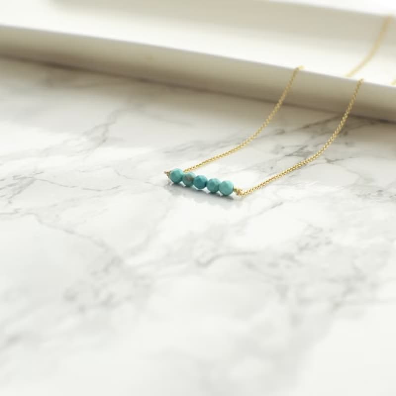 Necklace/Turquoise Necklece/項鍊 綠松石 鏈 夏天