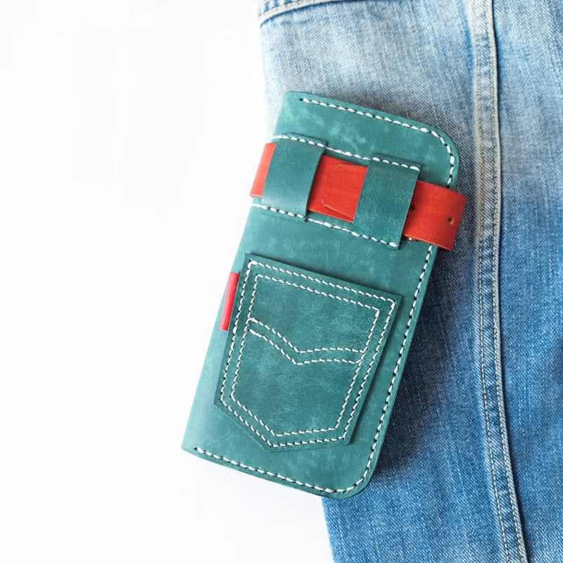 Urban Cowboy 復古牛仔風手工真皮長夾中性設計皮帶