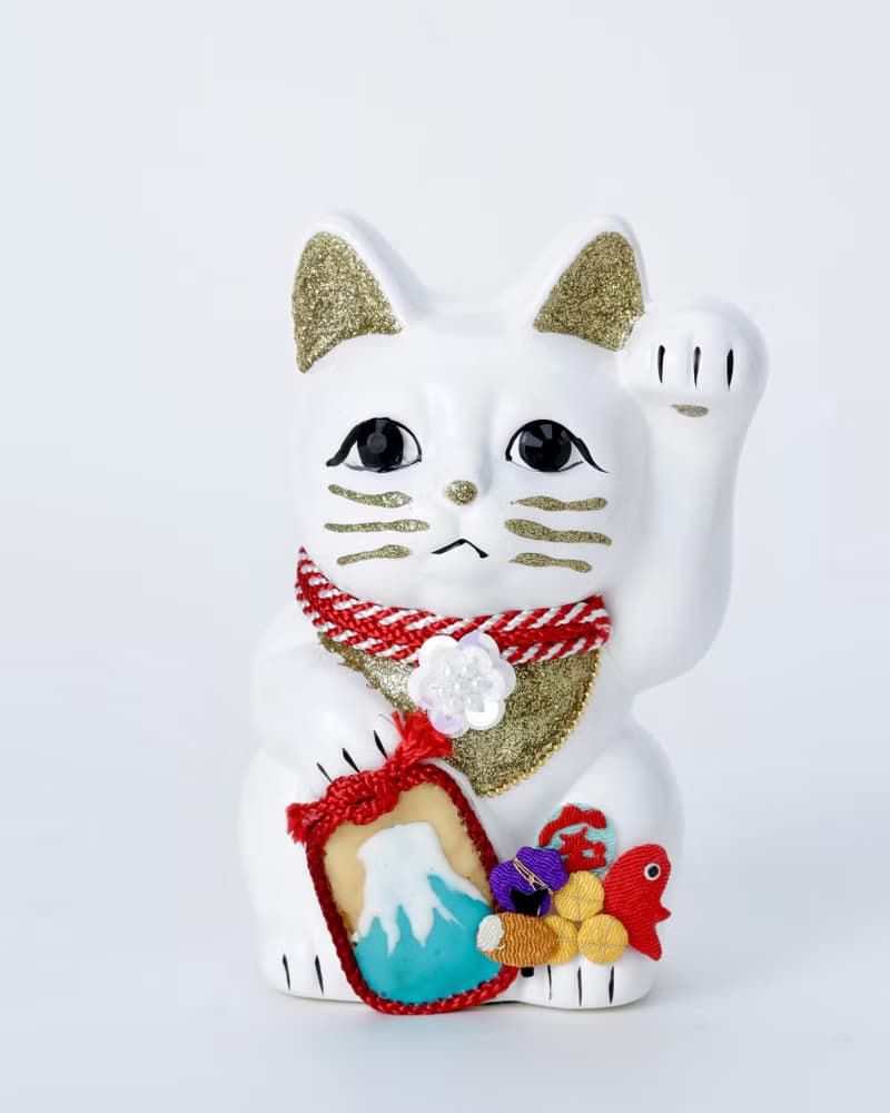 招き猫　富士山ご縁猫　宝船