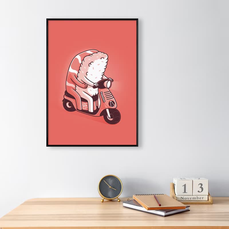 鮭魚壽司 • 形影不離 -情侶/家居/民宿/咖啡廳/工作室/掛畫/送禮