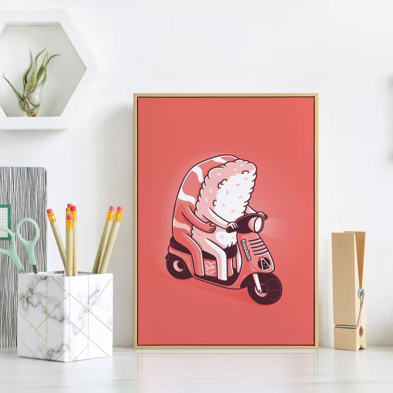 鮭魚壽司 • 形影不離 -情侶/家居/民宿/咖啡廳/工作室/掛畫/送禮