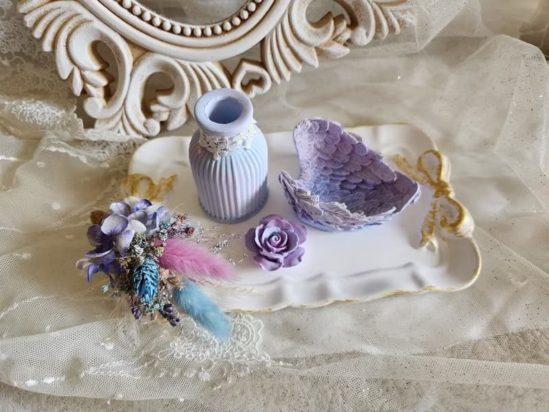 獨家款 永生花乾燥花束 3D花瓶擴香石禮盒 滿額禮 婚禮小物 禮物