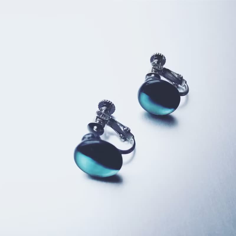Bicolour Earring Circle / Cl
