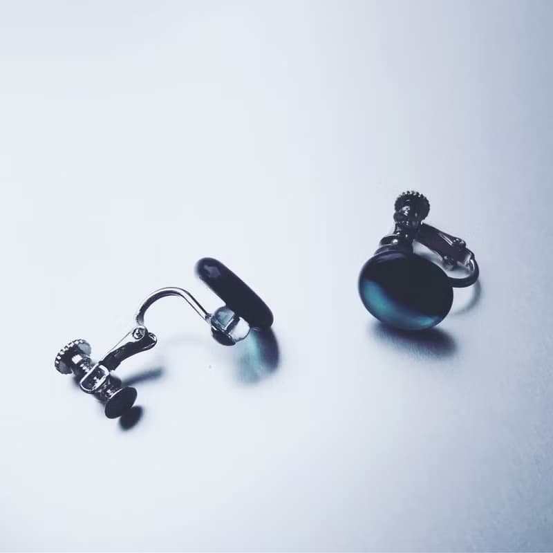 Bicolour Earring Circle / Cl