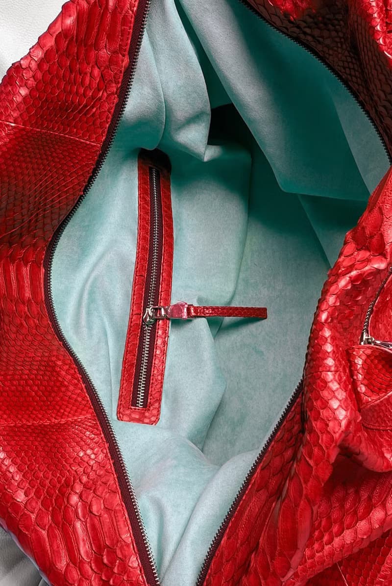 Snakeskin Weekender Duffle Bag Leather Weekender Bag Snakeskin Travel Bag