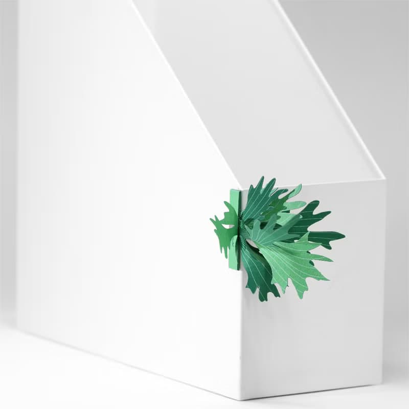 【立體植物貼紙】 鹿角蕨 (605016) FingerART紙雕紙藝術