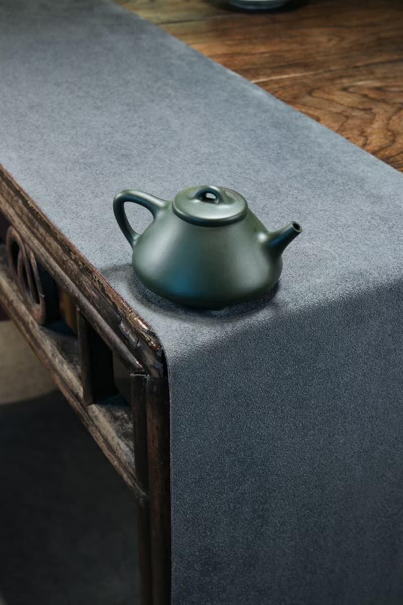 送禮紫砂壺茶壺子冶石瓢    绿泥 240ml 14孔 刘素素作品  此款造