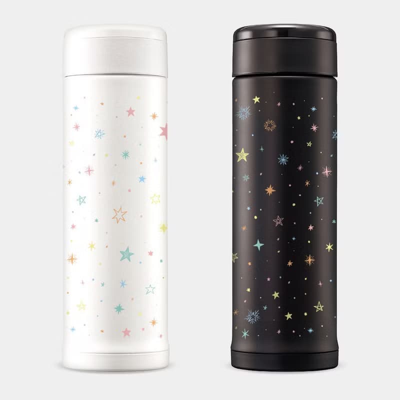 生日 畢業禮 彩色星星 star 象印 不鏽鋼 保溫杯 保溫瓶 PU033