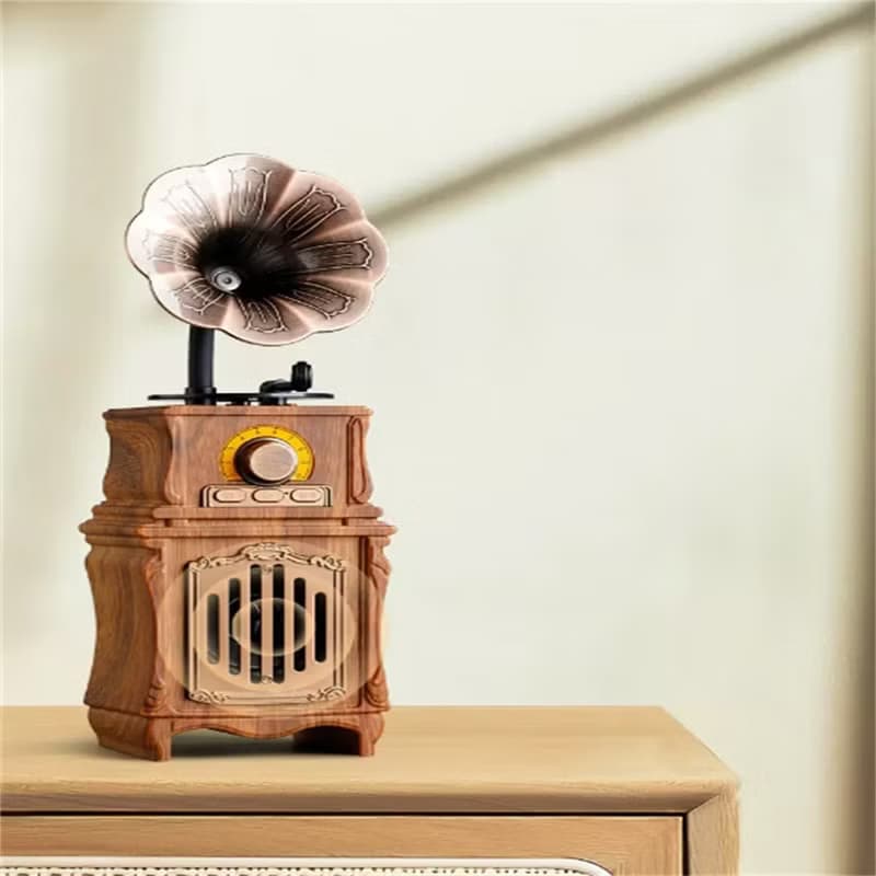 復古藍牙音箱 FM收音機 可U盤記憶體卡音頻線連接