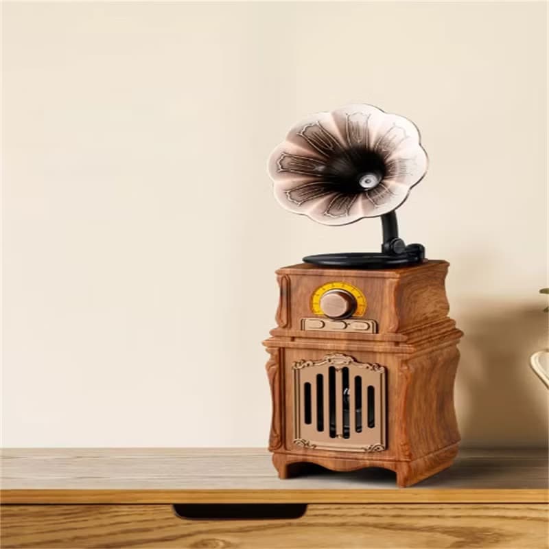 復古藍牙音箱 FM收音機 可U盤記憶體卡音頻線連接