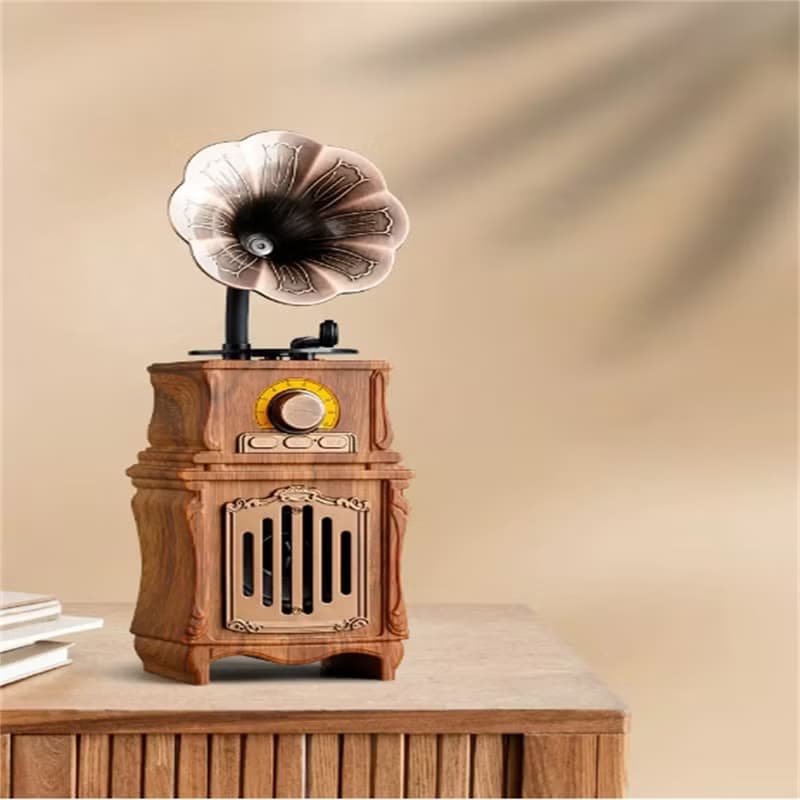復古藍牙音箱 FM收音機 可U盤記憶體卡音頻線連接