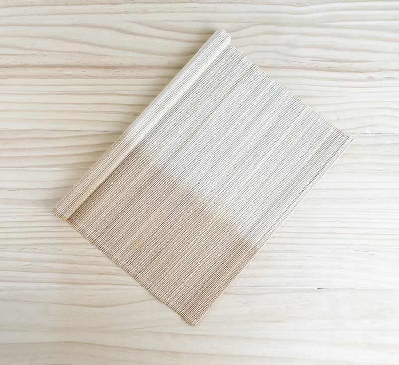 天然染竹製餐墊(茶染) Natural Dye