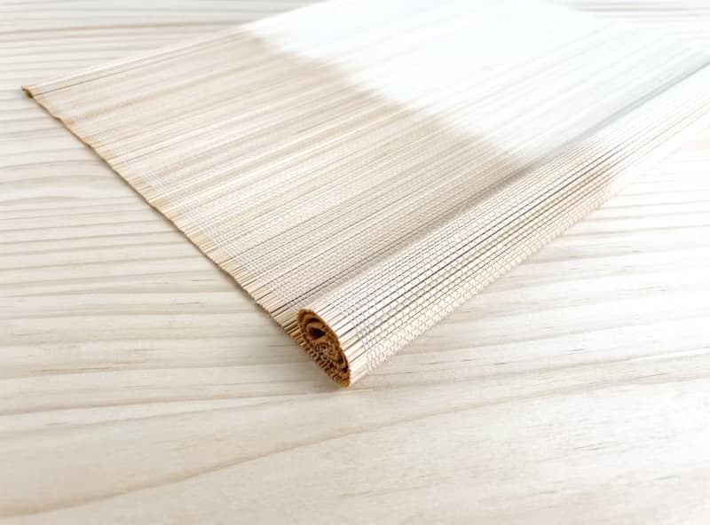 天然染竹製餐墊(茶染) Natural Dye