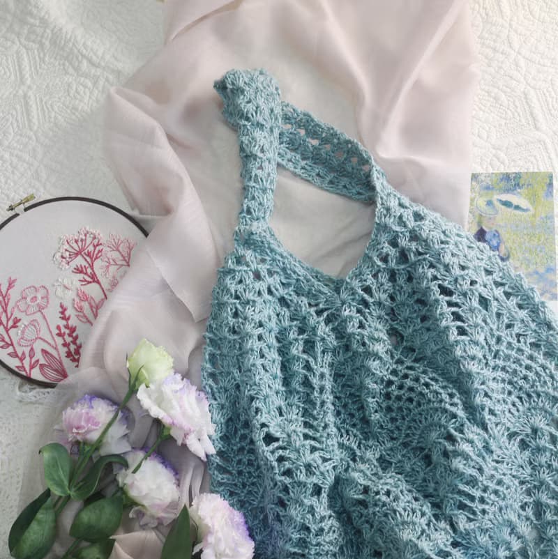 【現貨】Handmade手工編織/黃麻繩編織網袋/購物袋/肩背包/麻繩包