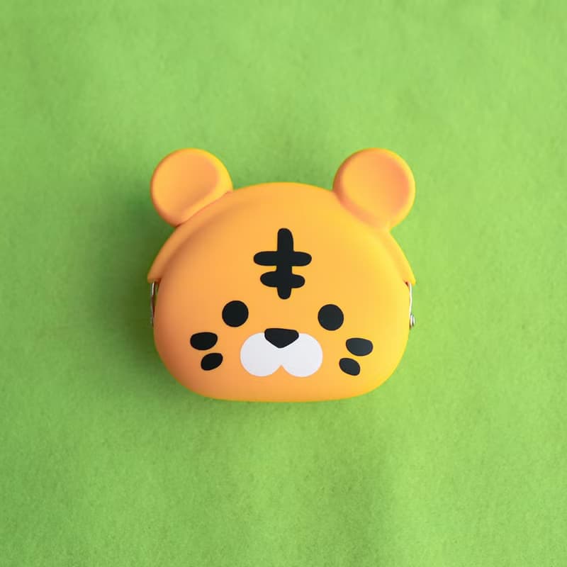 mimi POCHI Friends動物造型矽膠口金包 老虎/狐狸