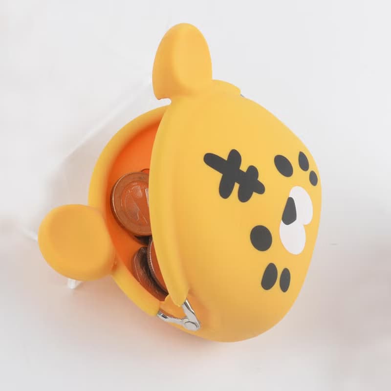 mimi POCHI Friends動物造型矽膠口金包 老虎/狐狸