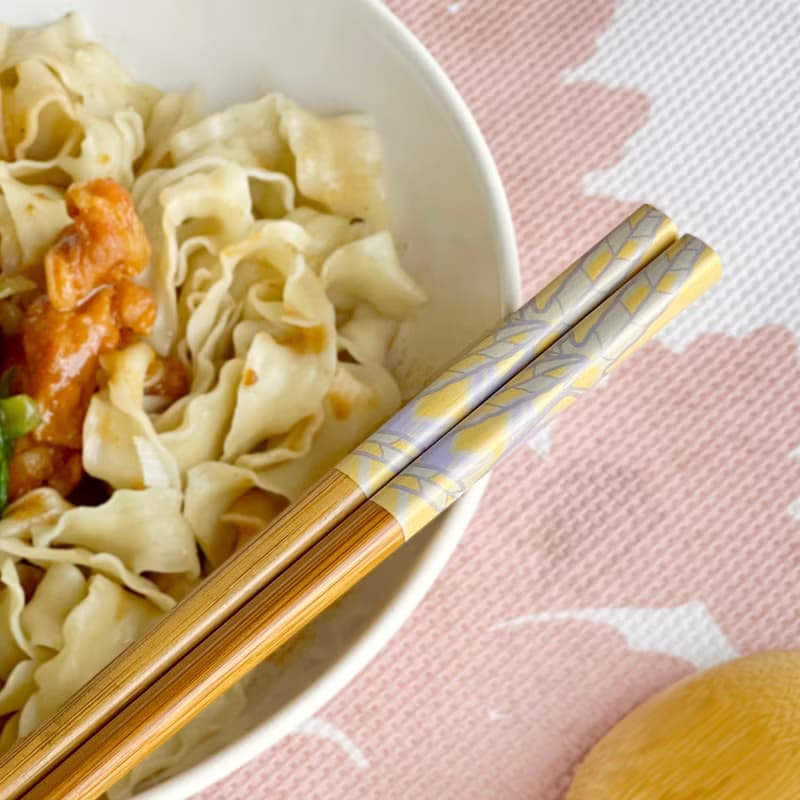 蕨美食光竹筷3.0 - 三葉茀蕨 | 竹筷 筷子 餐具 環保 外帶 攜帶