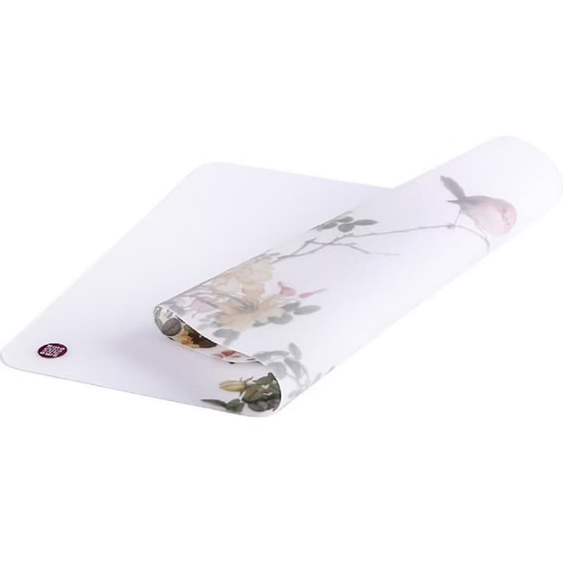 故宮授權 | 仙萼長春冊矽膠餐墊-黃刺蘼魚兒牡丹 (清 郎世寧畫仙