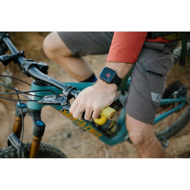 【美國NOMAD】 Apple Watch專用運動風FKM橡膠錶帶-45/44/42mm-黑