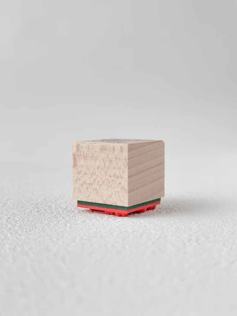 花束をそえて | 2×3cmラバースタンプ　For youのメッセージ入り