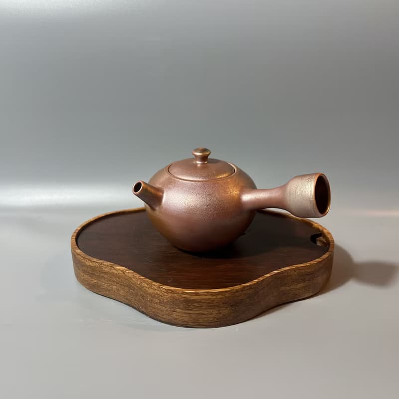 柴燒重落灰古銅金茶壺 / 小平凡手作