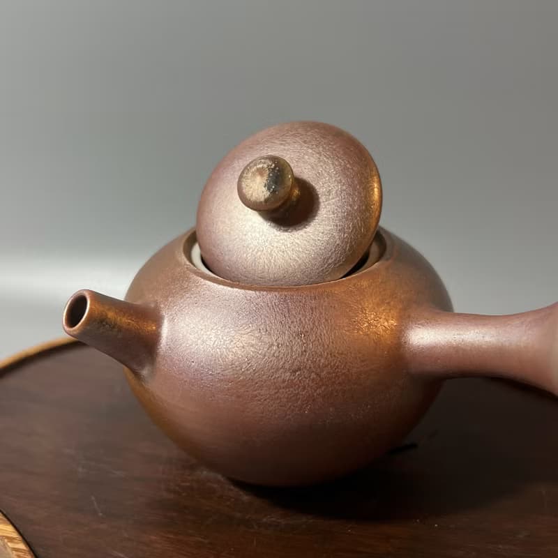 柴燒重落灰古銅金茶壺 / 小平凡手作
