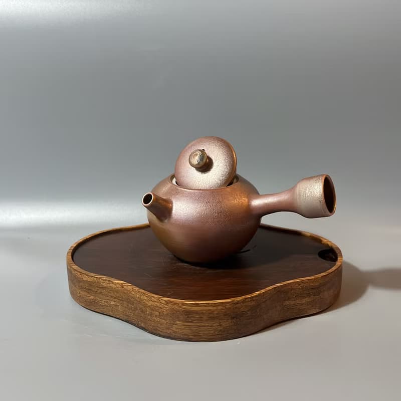 柴燒重落灰古銅金茶壺 / 小平凡手作
