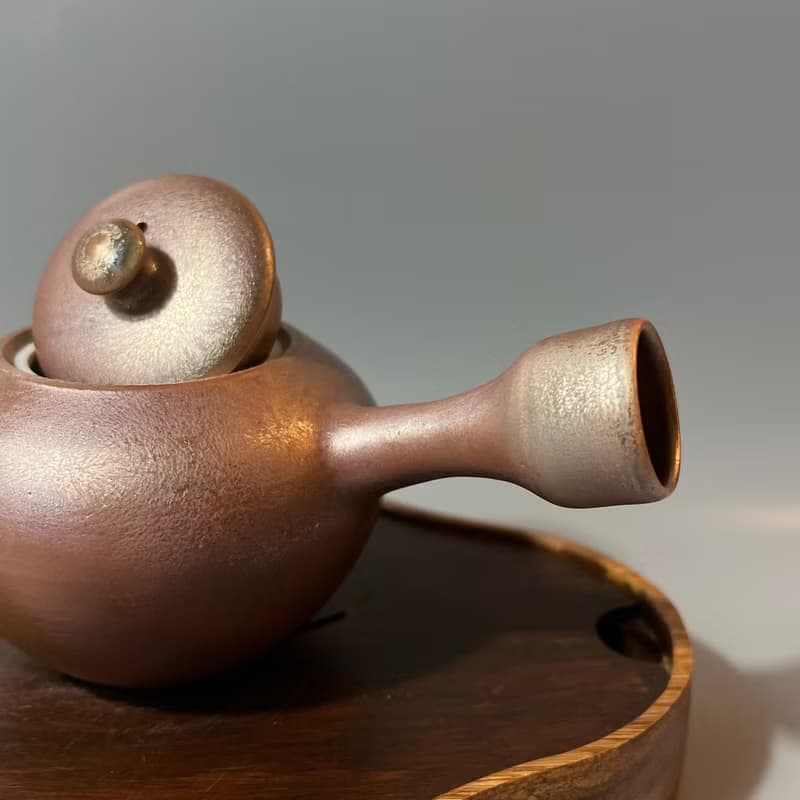 柴燒重落灰古銅金茶壺 / 小平凡手作