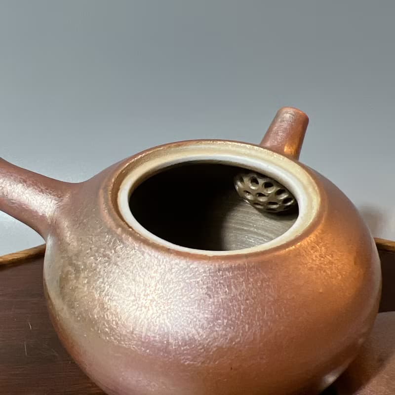 柴燒重落灰古銅金茶壺 / 小平凡手作