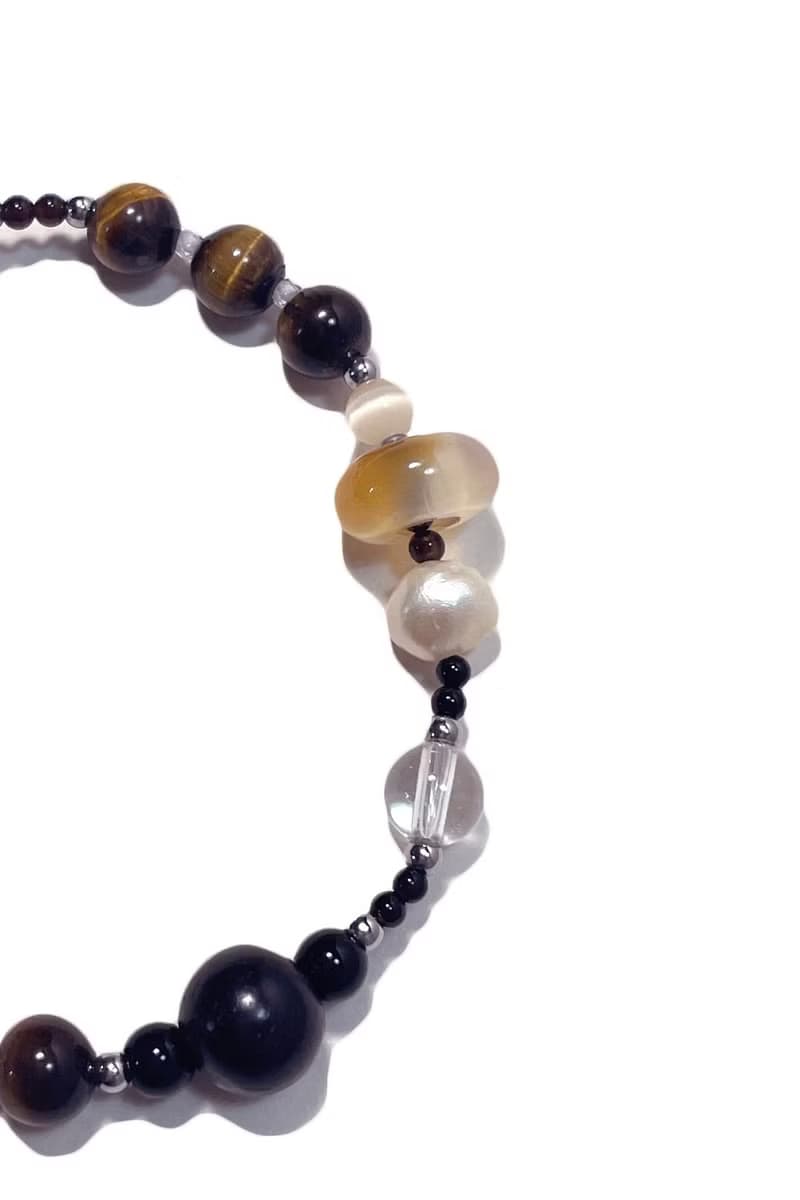 Brown Natural Stone Bracelet 013