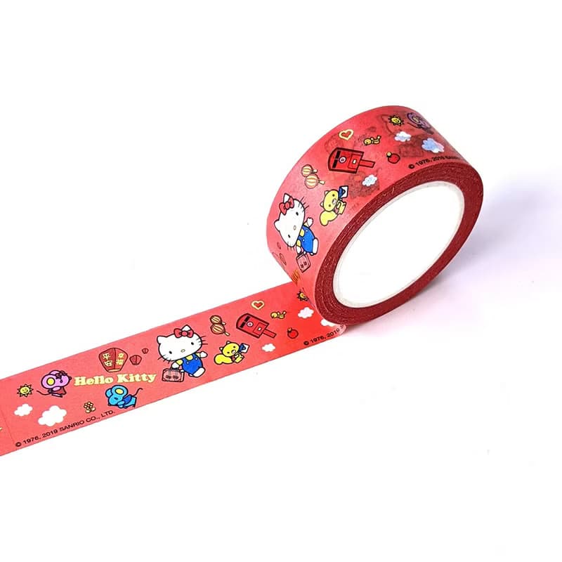 【漫遊台灣 X 三麗鷗】Hello Kitty/布丁狗 紙膠帶