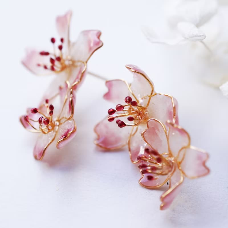 ほんのり桜jewelryピアスorイヤリング