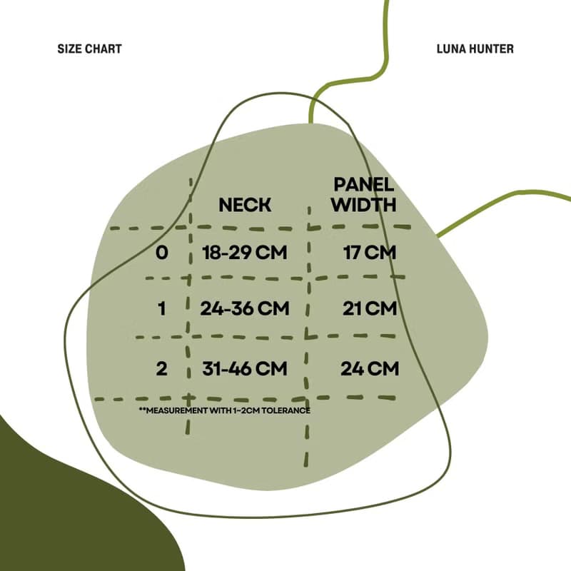 Zuuie 可調節寵物圍巾/頸圈 防水 - 軍綠色