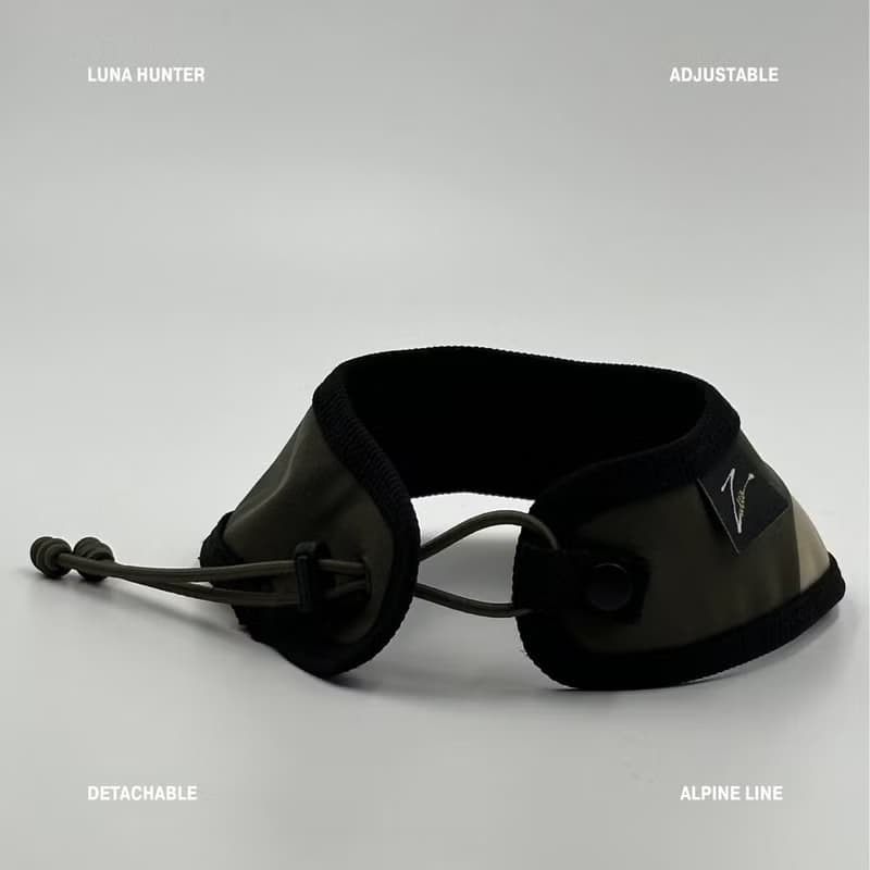 Zuuie 可調節寵物圍巾/頸圈 防水 - 軍綠色