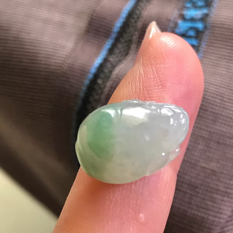 【招財神獸】冰種飄綠翡翠三腳蟾蜍|戒面|裸石|天然A貨翡翠|送禮