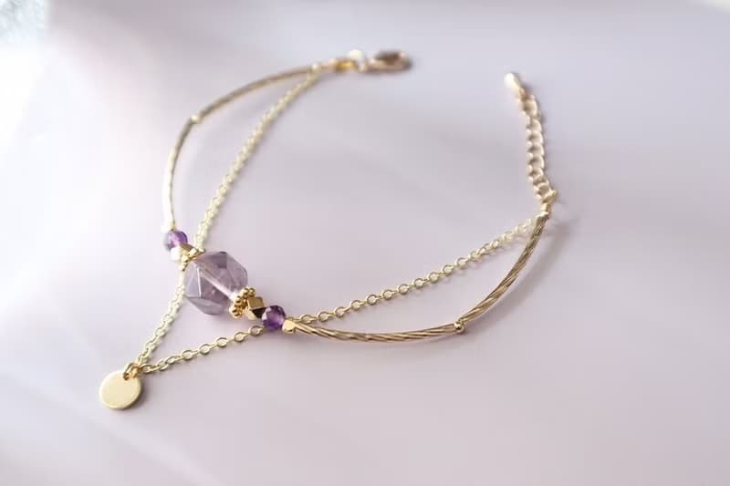 生日石系列 lIl|二月|紫水晶|手鏈|提升學業運|提升集中力|招貴人