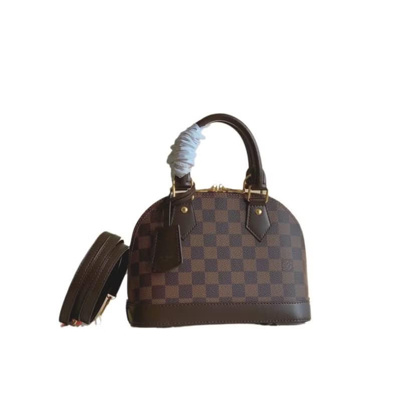 Louis Vuitton Alma BB Damier Ebene 經典格紋款 未使用近新