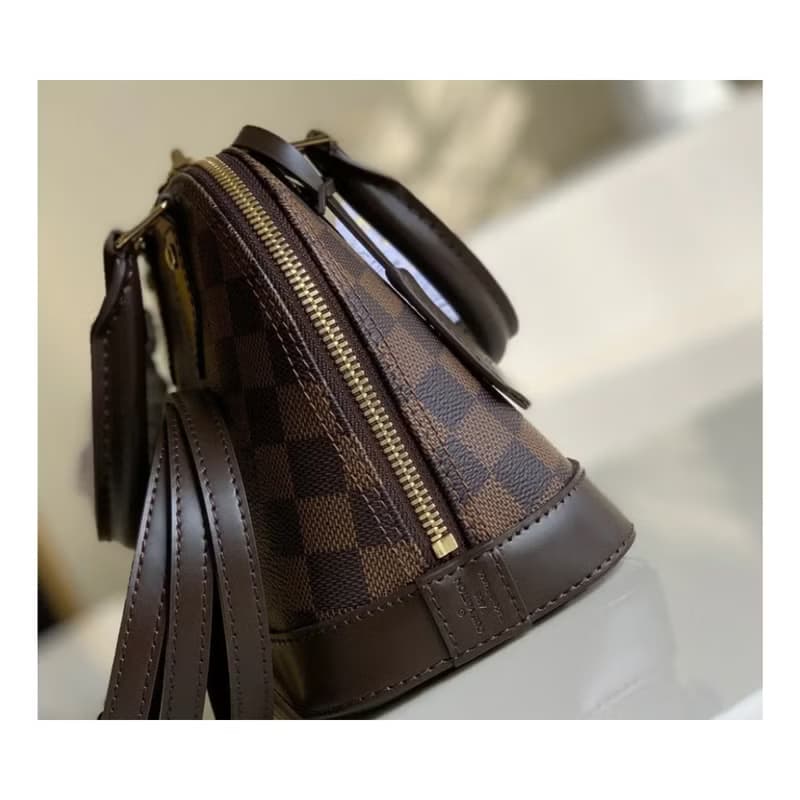 Louis Vuitton Alma BB Damier Ebene 經典格紋款 未使用近新