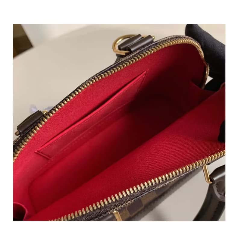 Louis Vuitton Alma BB Damier Ebene 經典格紋款 未使用近新