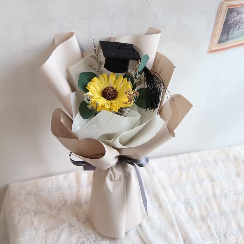 現貨 G03 向日葵花束 畢業花禮 畢業季 乾燥花 畢業花束 教師花束