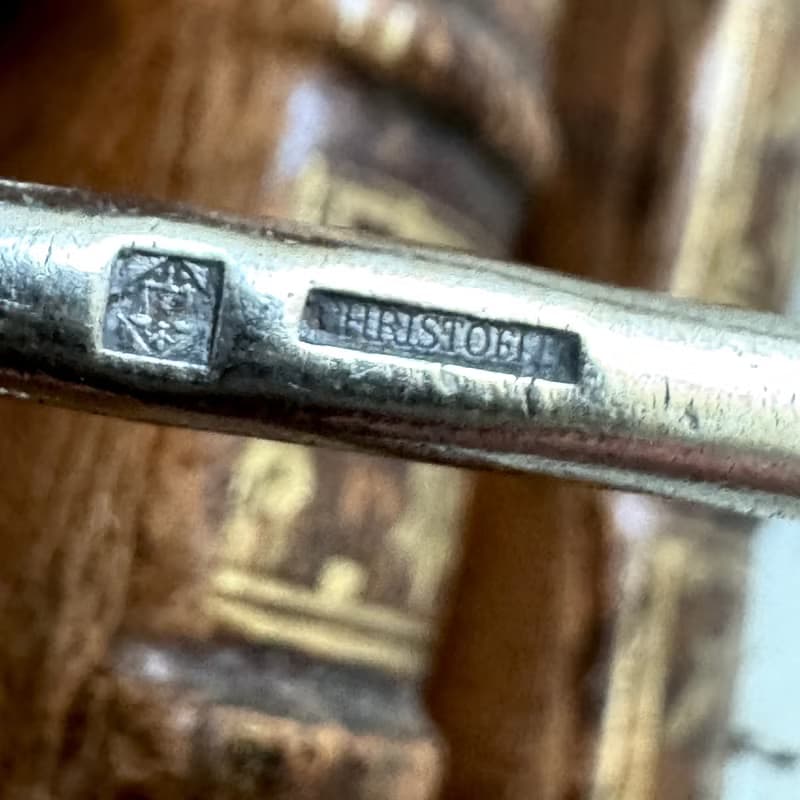 50621-經典法國Christofle 鍍銀餐具架