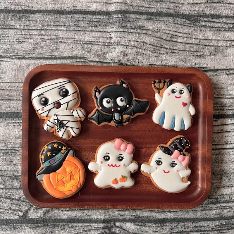 萬聖節糖霜餅乾-5片/組
