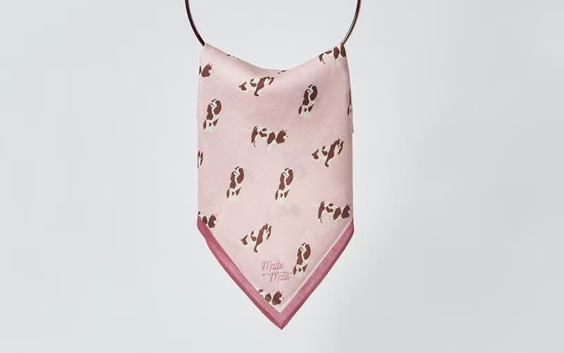 Spaniel, Cavalier Linen Wraps, Furoshiki, Scarf, Shawl, Headscarf