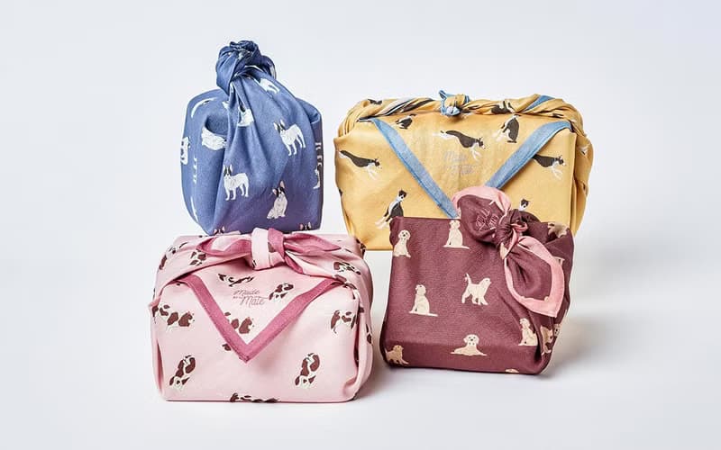 Spaniel, Cavalier Linen Wraps, Furoshiki, Scarf, Shawl, Headscarf