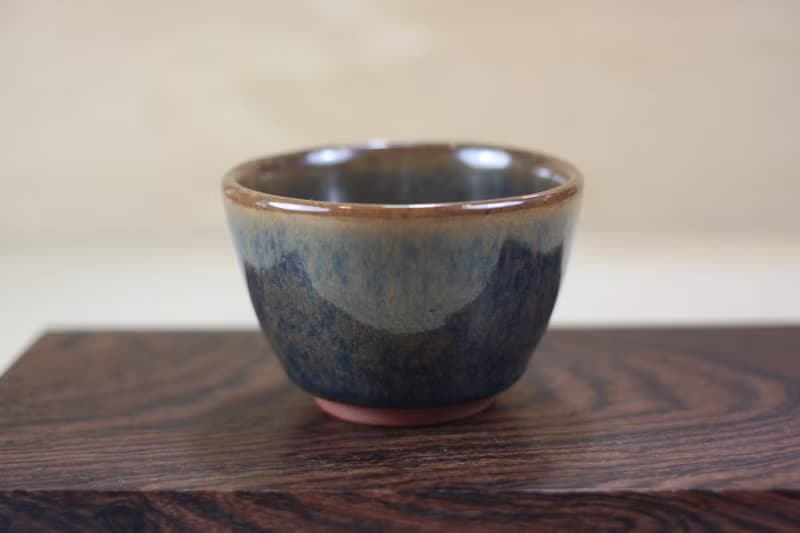 【送禮好物】90ml 天目釉 日式手工茶杯 鶯歌名家葉敏祥手作