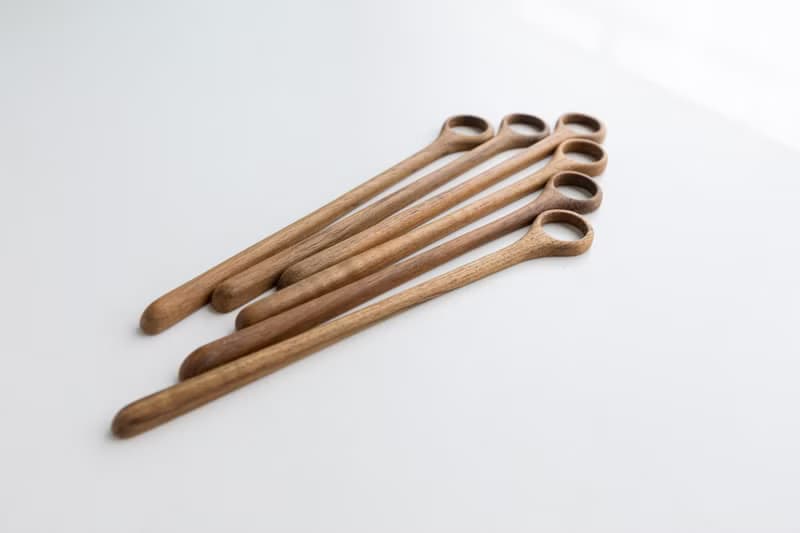 天然柚木中空攪拌湯匙