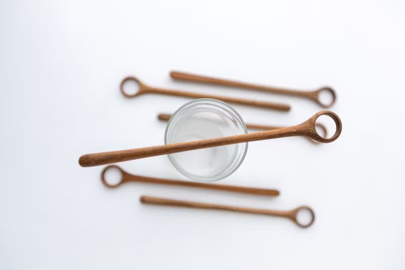 天然柚木中空攪拌湯匙