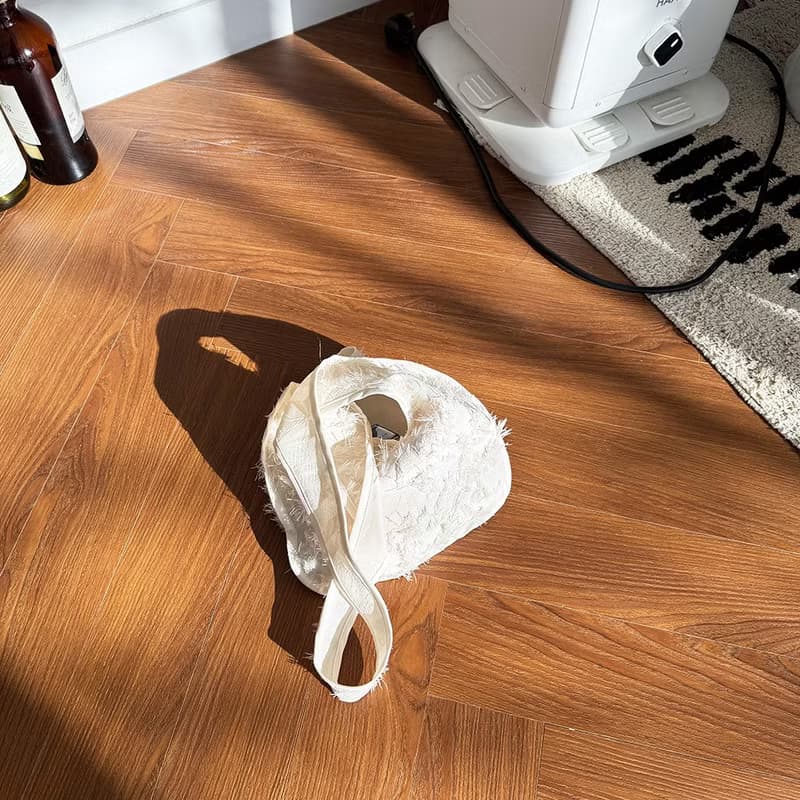 petal shoulder bag (ivory)