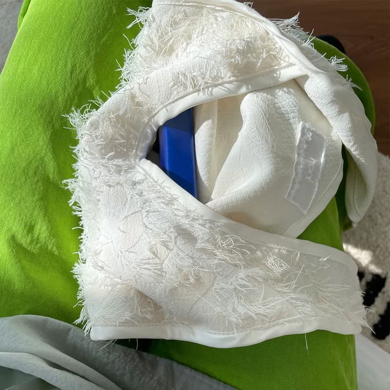 petal shoulder bag (ivory)